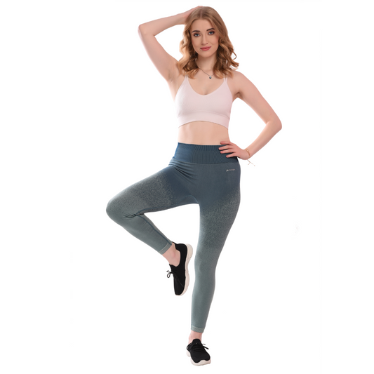 Seamless moisture-control Leggings tights Blue