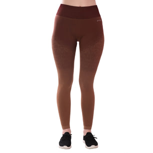 Seamless moisture-control Leggings Tights Brown