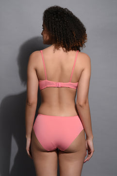 Seamless Lingeries Set Pink